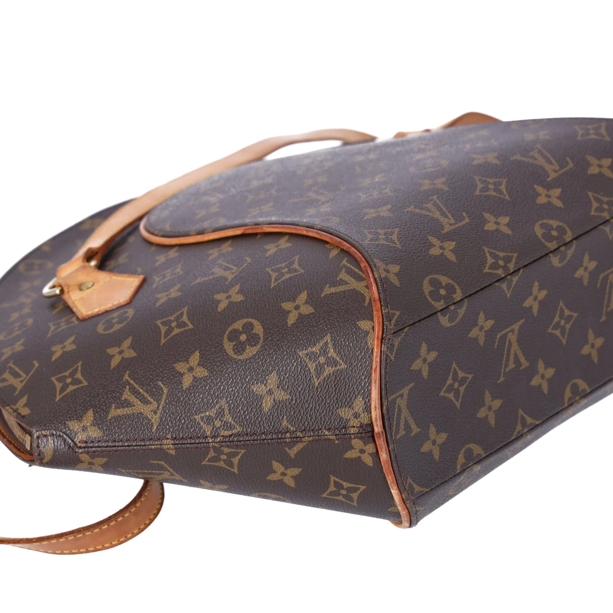 Louis Vuitton Ellipse Shopping Tote Monogram Shoulder Bag M51128 Brown
