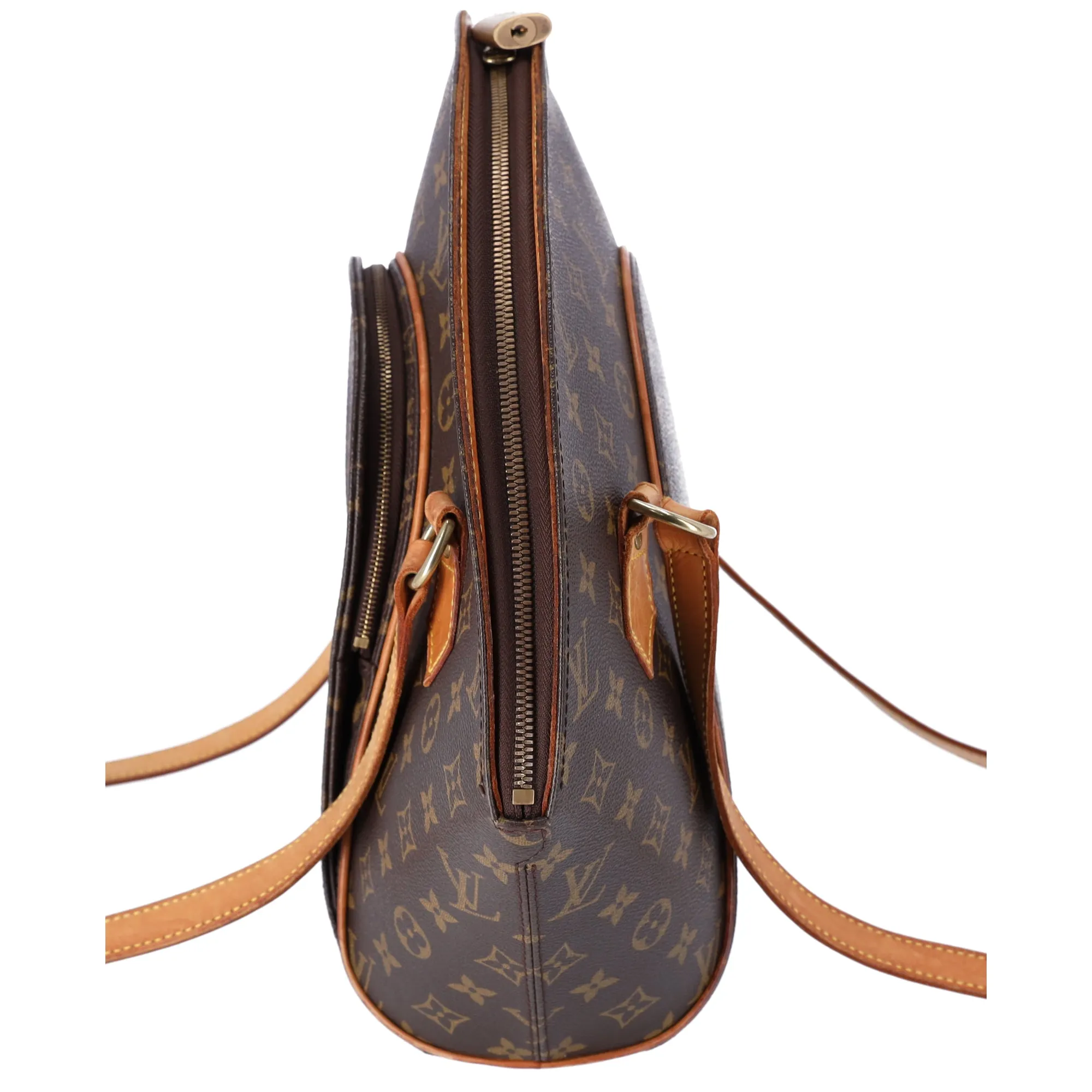Louis Vuitton Ellipse Shopping Tote Monogram Shoulder Bag M51128 Brown