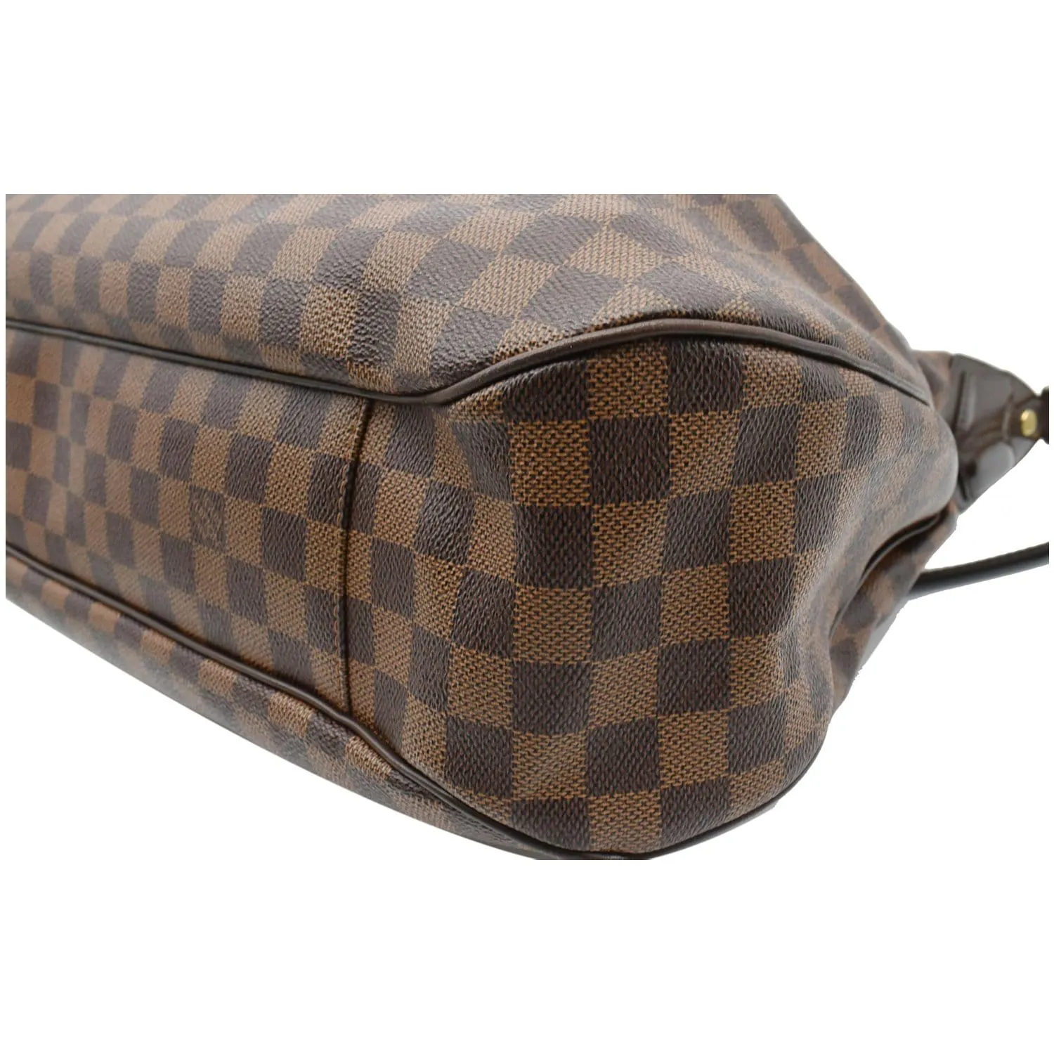 LOUIS VUITTON Evora GM Damie Ebene Shoulder Bag Brown