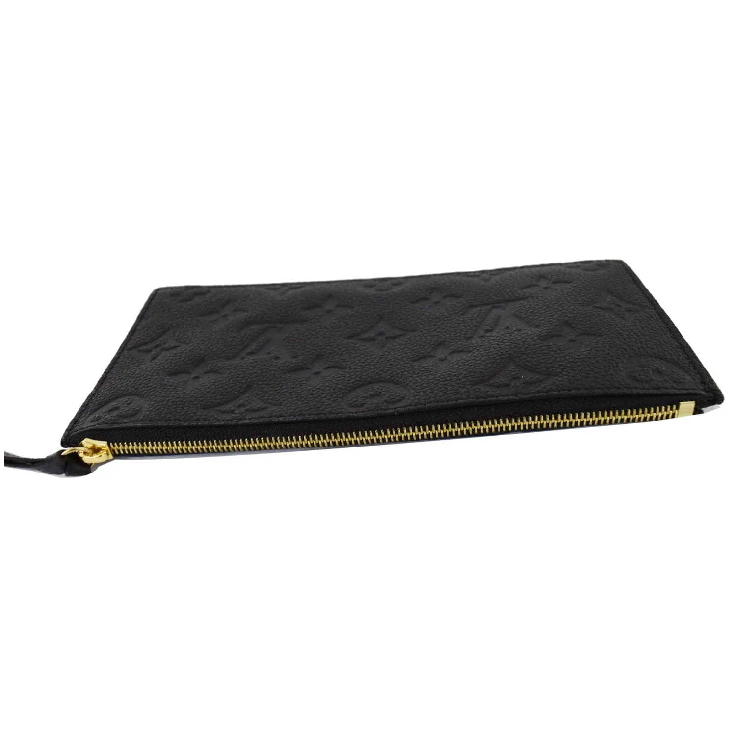 LOUIS VUITTON Felicie Empreinte Insert Zippy Wallet Black