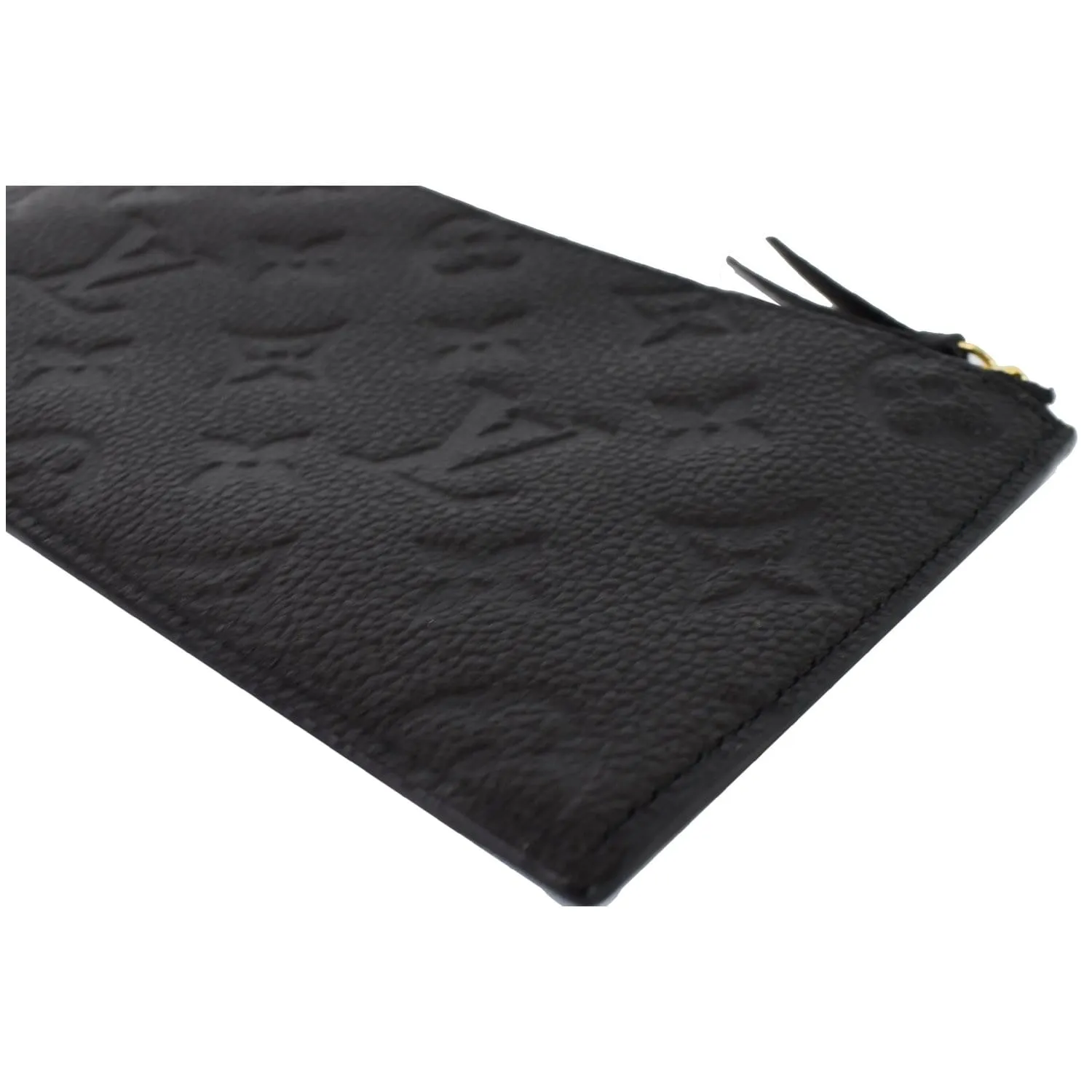 LOUIS VUITTON Felicie Empreinte Insert Zippy Wallet Black
