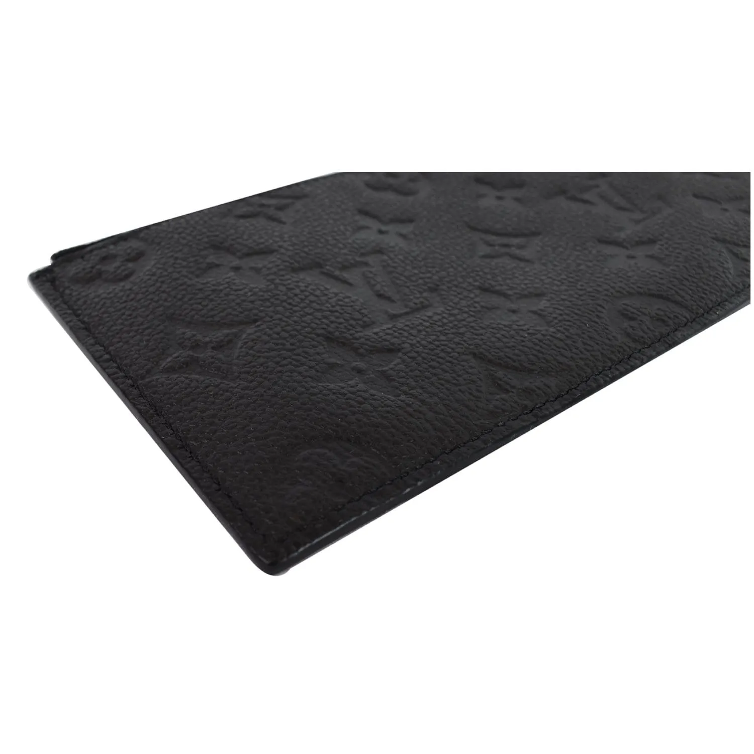 LOUIS VUITTON Felicie Empreinte Insert Zippy Wallet Black
