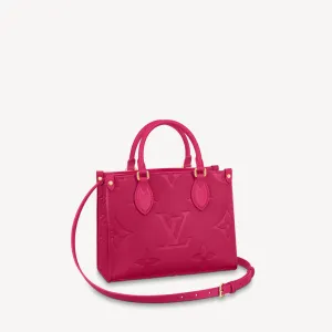 Louis Vuitton Fuschia Empreinte Onthego PM M45660