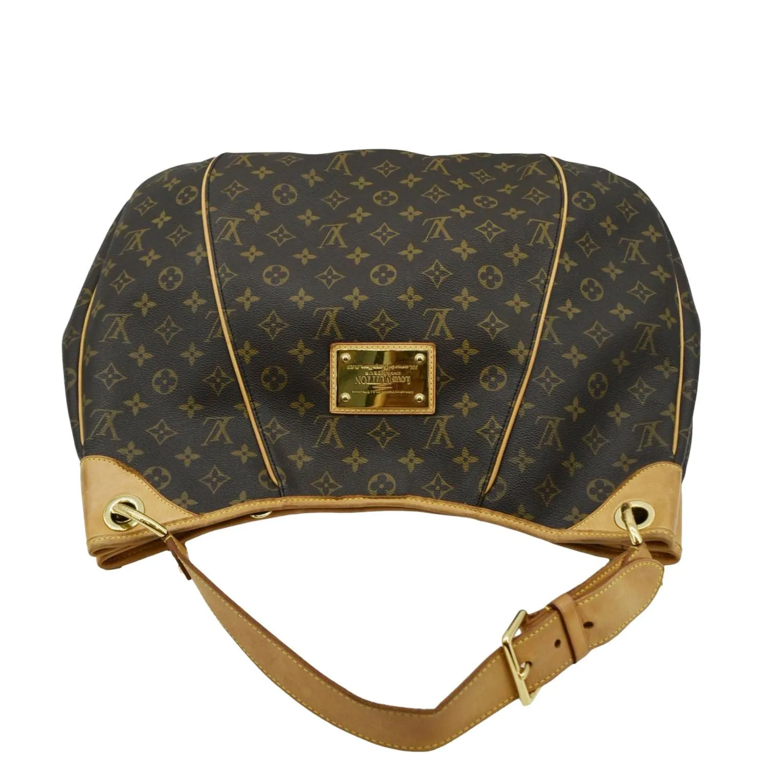 LOUIS VUITTON Galliera GM Monogram Canvas Shoulder Bag Brown