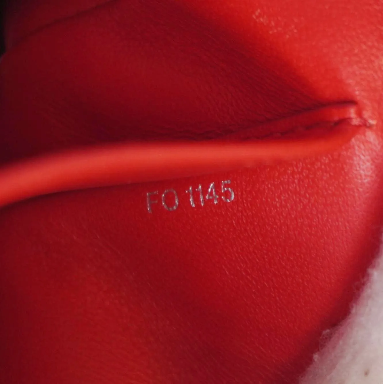 LOUIS VUITTON GO-14 PM Malletage Leather Shoulder Bag Red