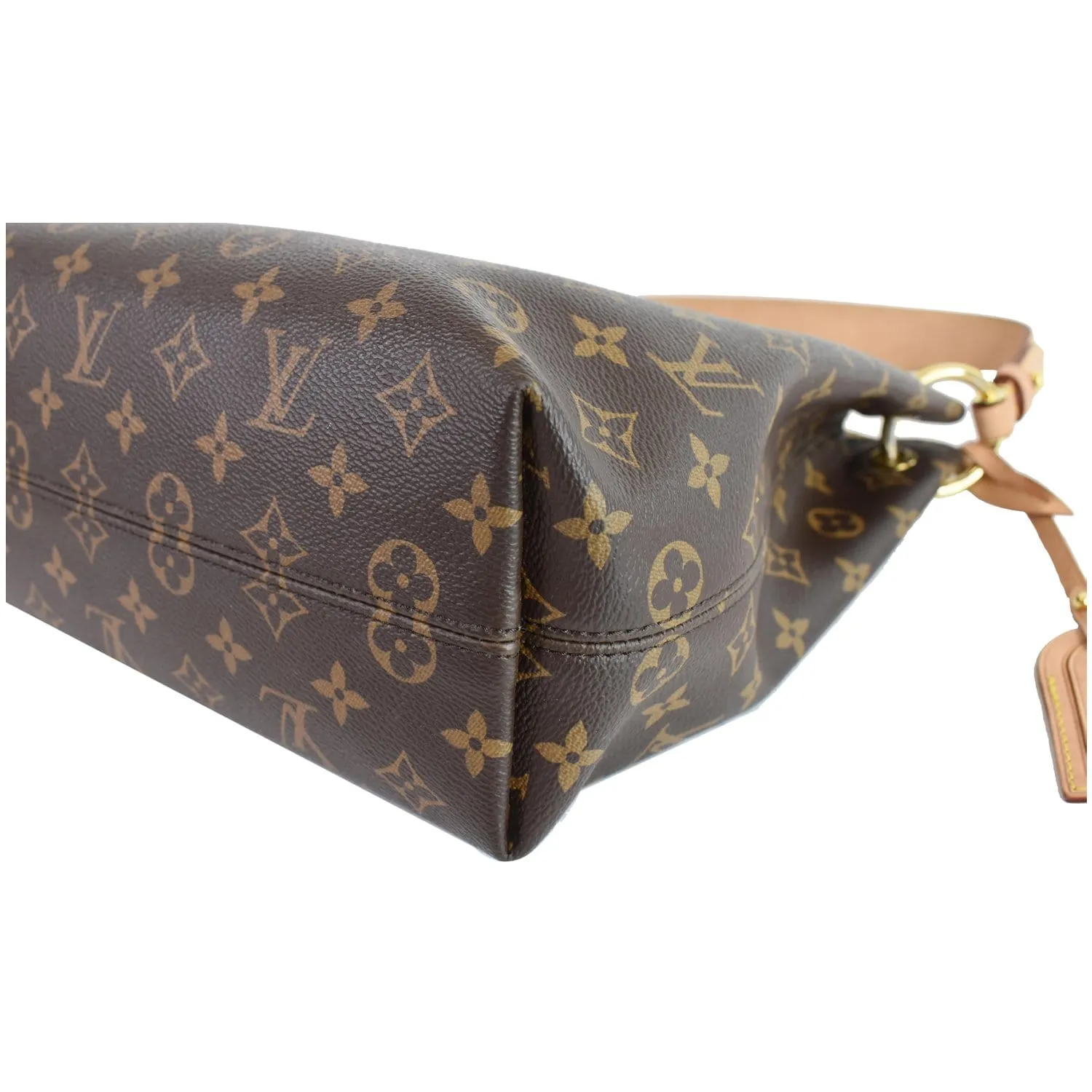 LOUIS VUITTON Graceful PM Monogram Canvas Shoulder Bag Brown