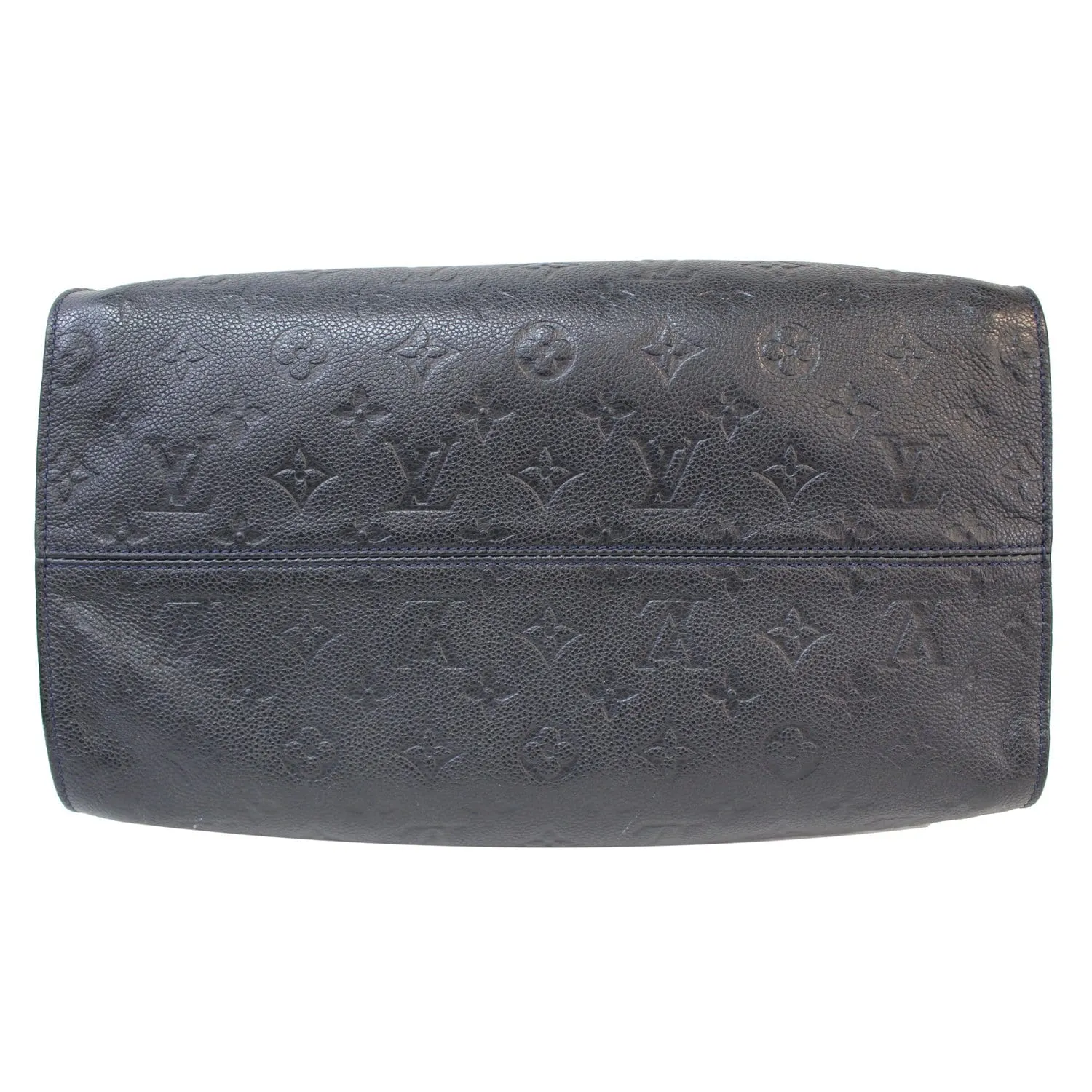 LOUIS VUITTON Lumineuse PM Monogram Empreinte Leather Shoulder Bag Black