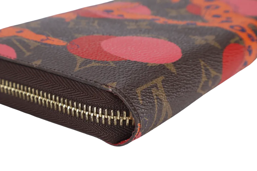 LOUIS VUITTON M60927 MONOGRAM CANVAS RAMAGES ZIPPY WALLET WITH DUST COVER AND B0X