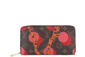 LOUIS VUITTON M60927 MONOGRAM CANVAS RAMAGES ZIPPY WALLET WITH DUST COVER AND B0X