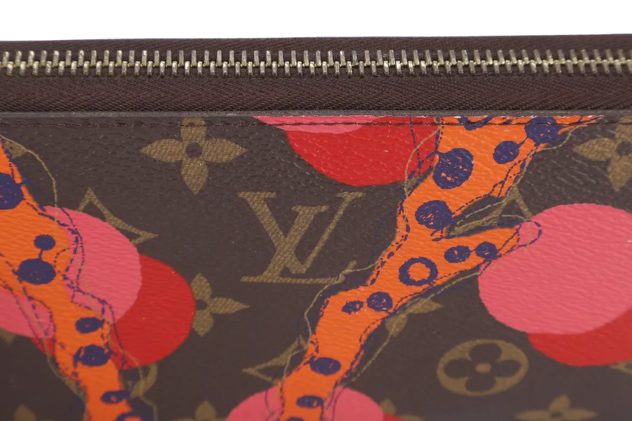 LOUIS VUITTON M60927 MONOGRAM CANVAS RAMAGES ZIPPY WALLET WITH DUST COVER AND B0X