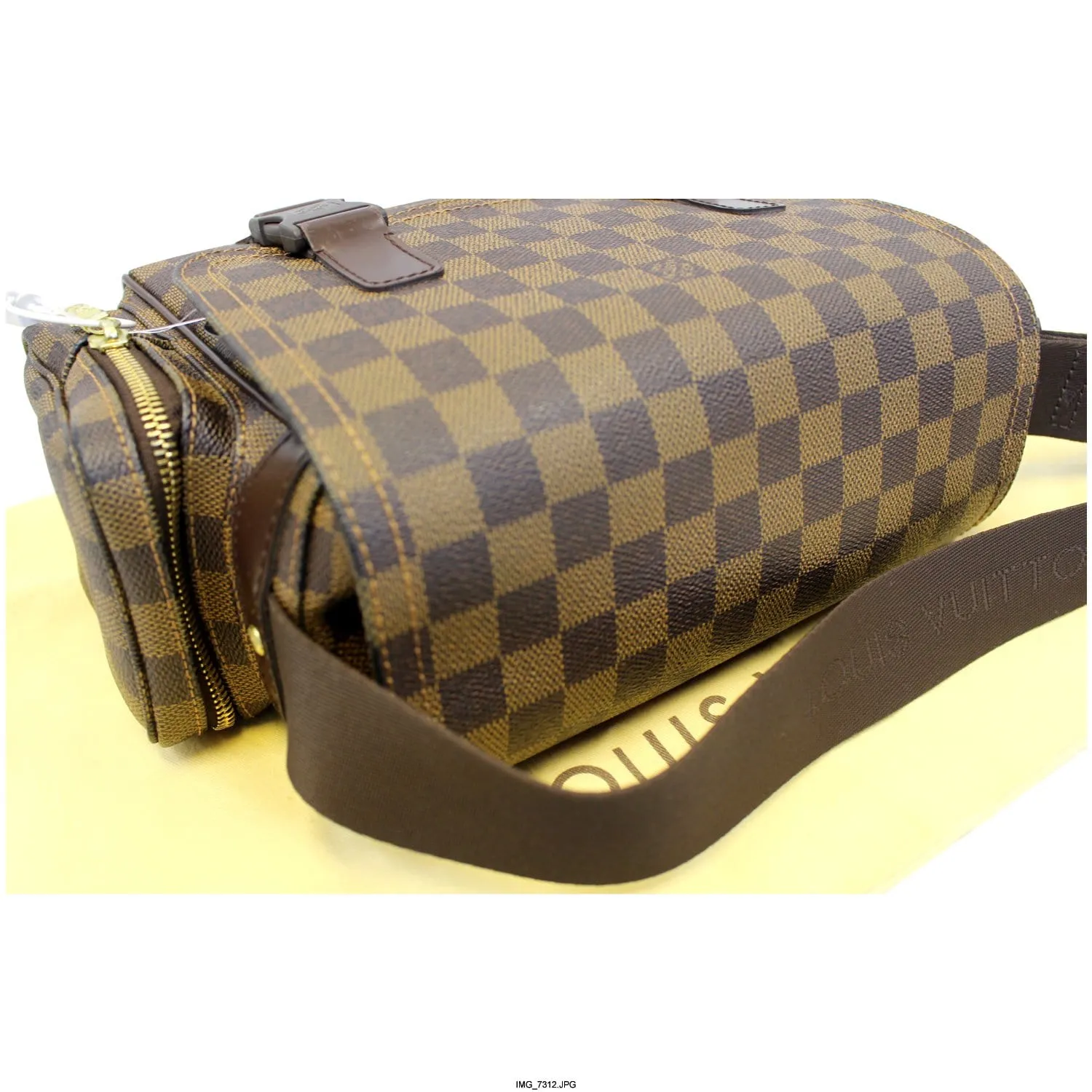 LOUIS VUITTON Melville Reporter Damier Ebene Shoulder Crossbody Bag