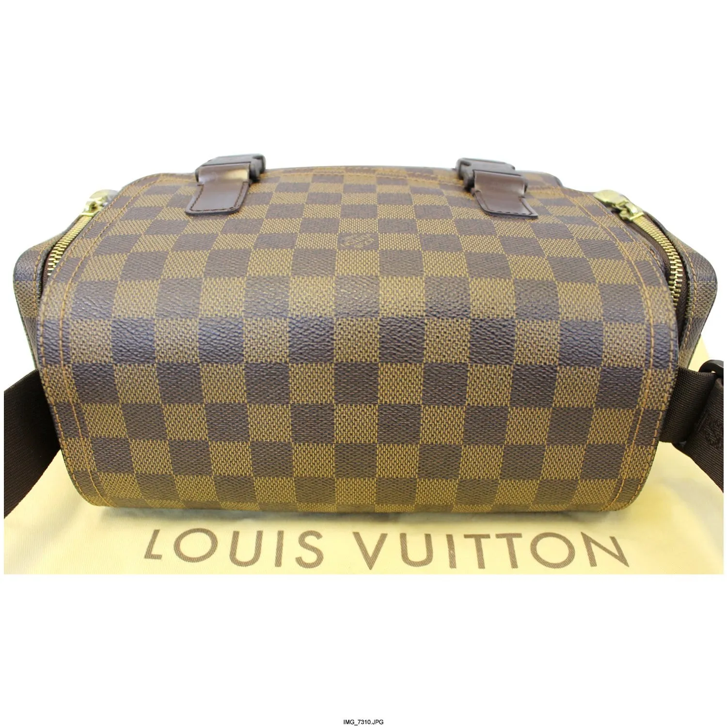 LOUIS VUITTON Melville Reporter Damier Ebene Shoulder Crossbody Bag