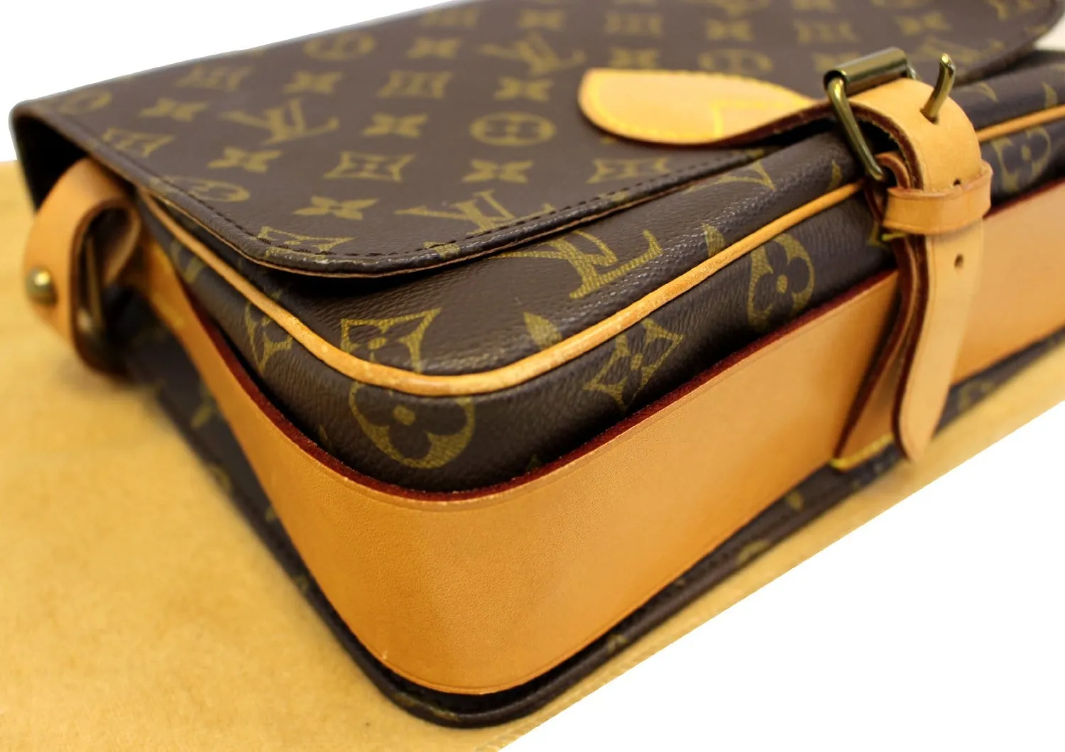 LOUIS VUITTON Monogram Canvas Cartouchiere GM Crossbody Bag