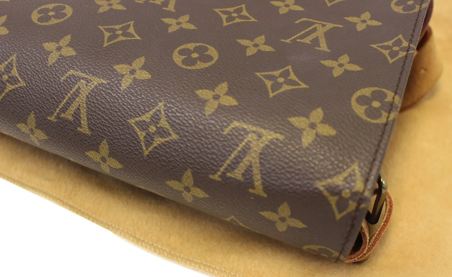 LOUIS VUITTON Monogram Canvas Cartouchiere GM Crossbody Bag