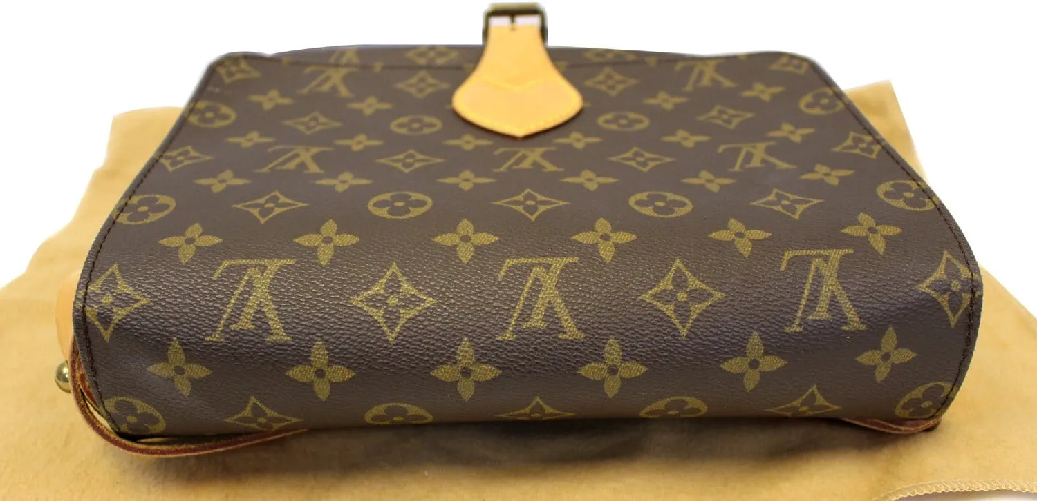 LOUIS VUITTON Monogram Canvas Cartouchiere GM Crossbody Bag