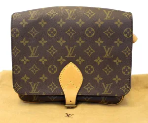 LOUIS VUITTON Monogram Canvas Cartouchiere GM Crossbody Bag