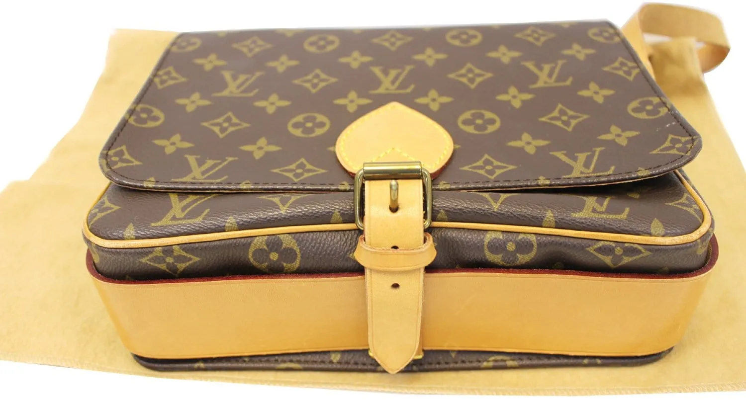 LOUIS VUITTON Monogram Canvas Cartouchiere GM Crossbody Bag