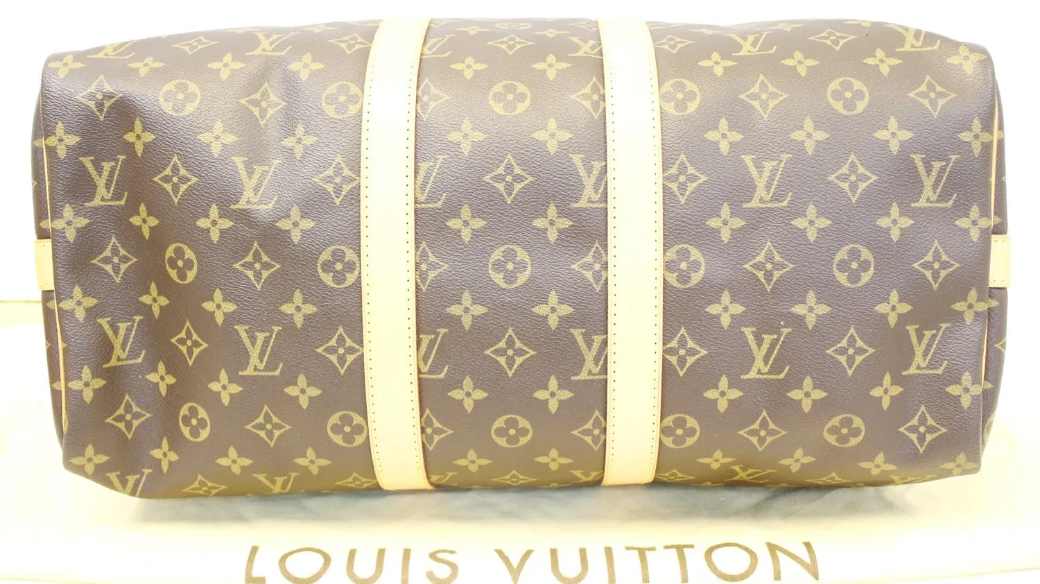 LOUIS VUITTON Monogram Canvas Keepall 45 Bandouliere Travel Bag
