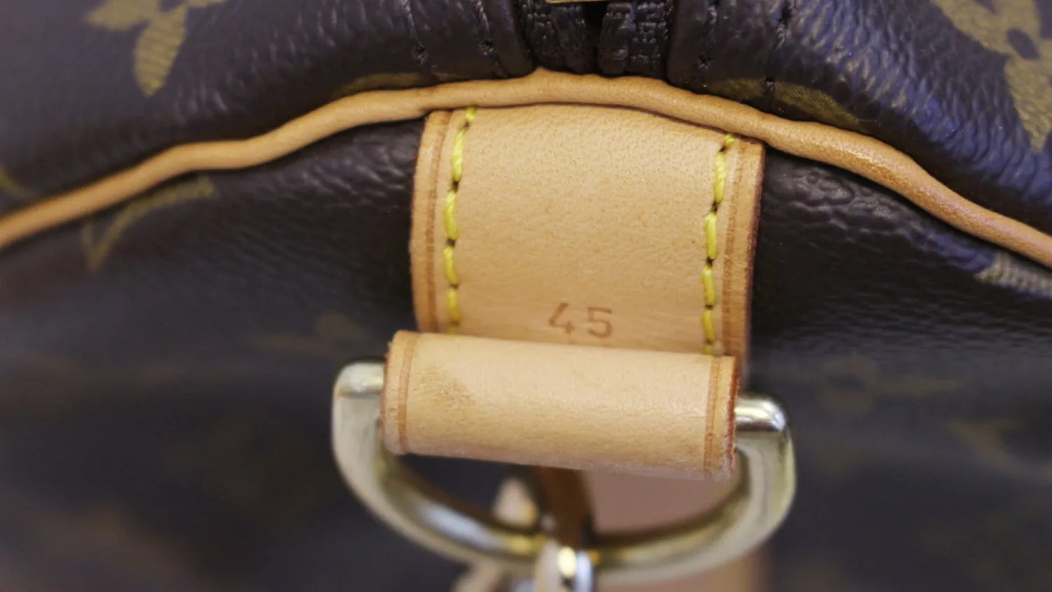 LOUIS VUITTON Monogram Canvas Keepall 45 Bandouliere Travel Bag