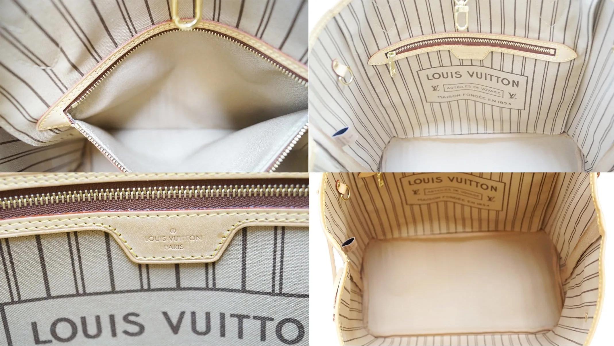 LOUIS VUITTON Monogram Canvas Neverfull MM Brown Tote Bag