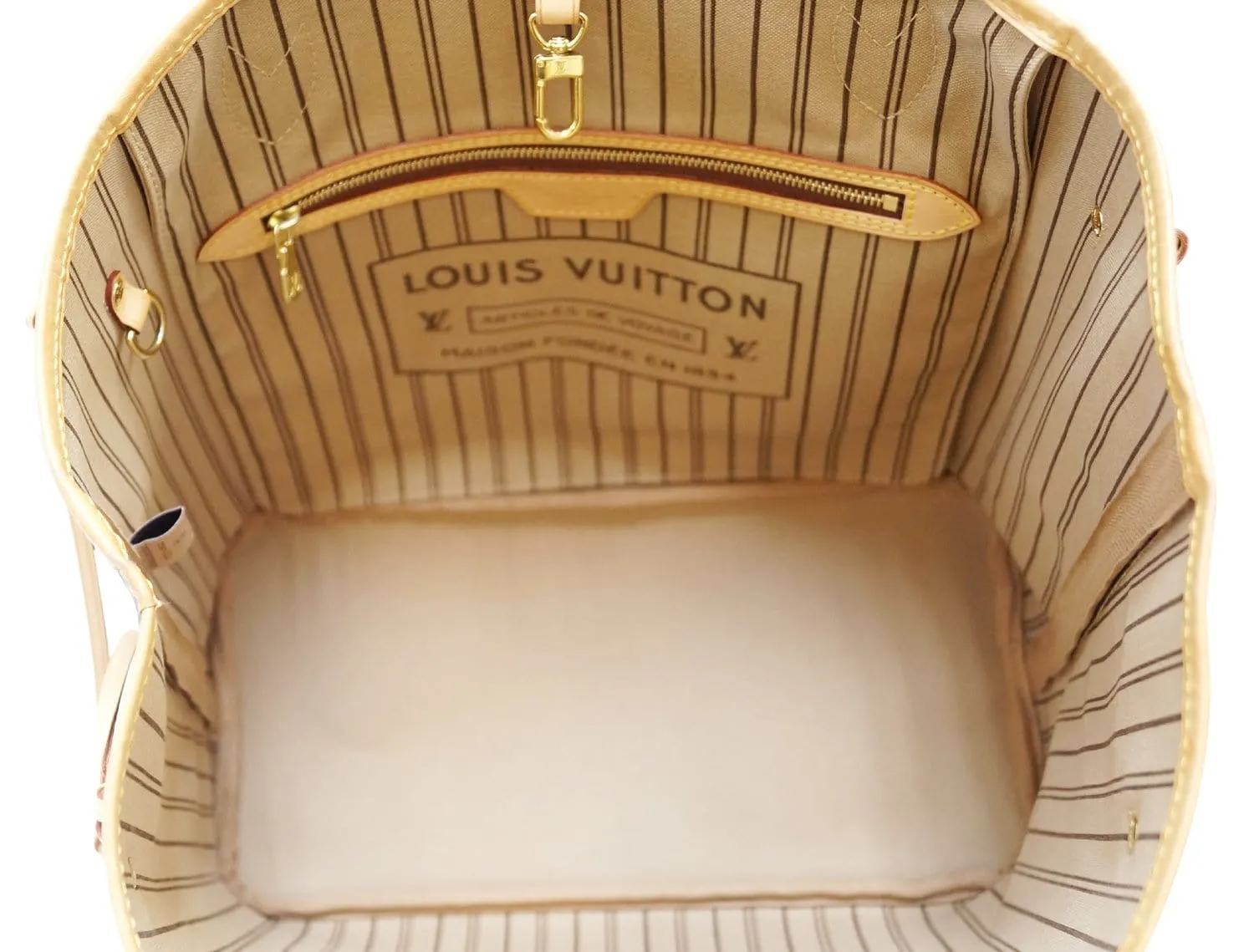 LOUIS VUITTON Monogram Canvas Neverfull MM Brown Tote Bag
