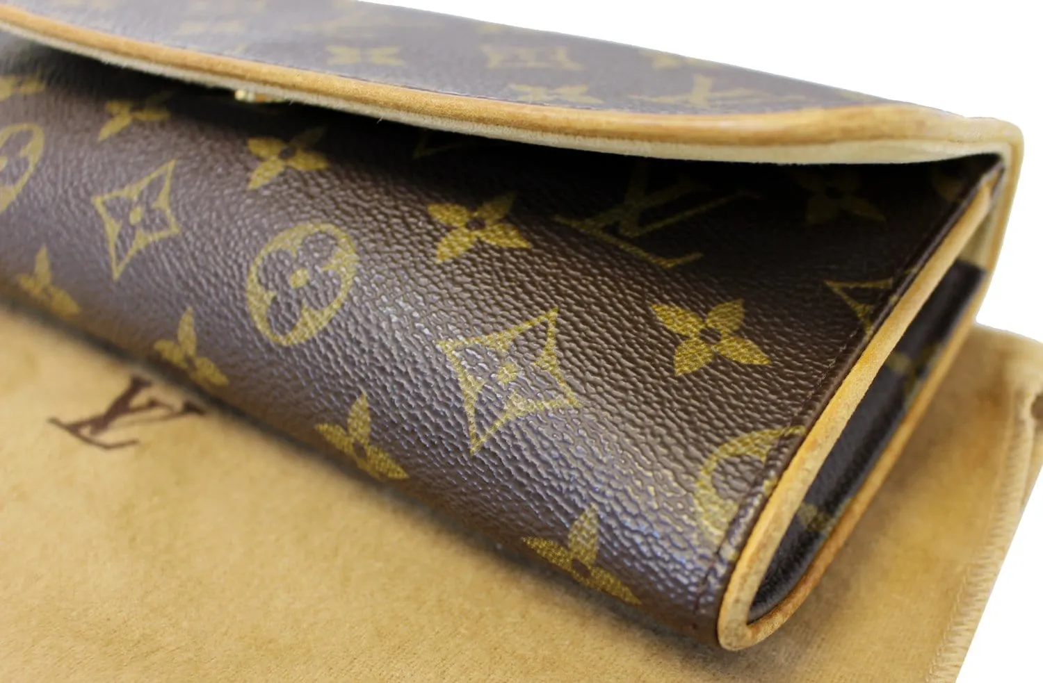 LOUIS VUITTON Monogram Canvas Pochette Twin GM Shoulder Bag