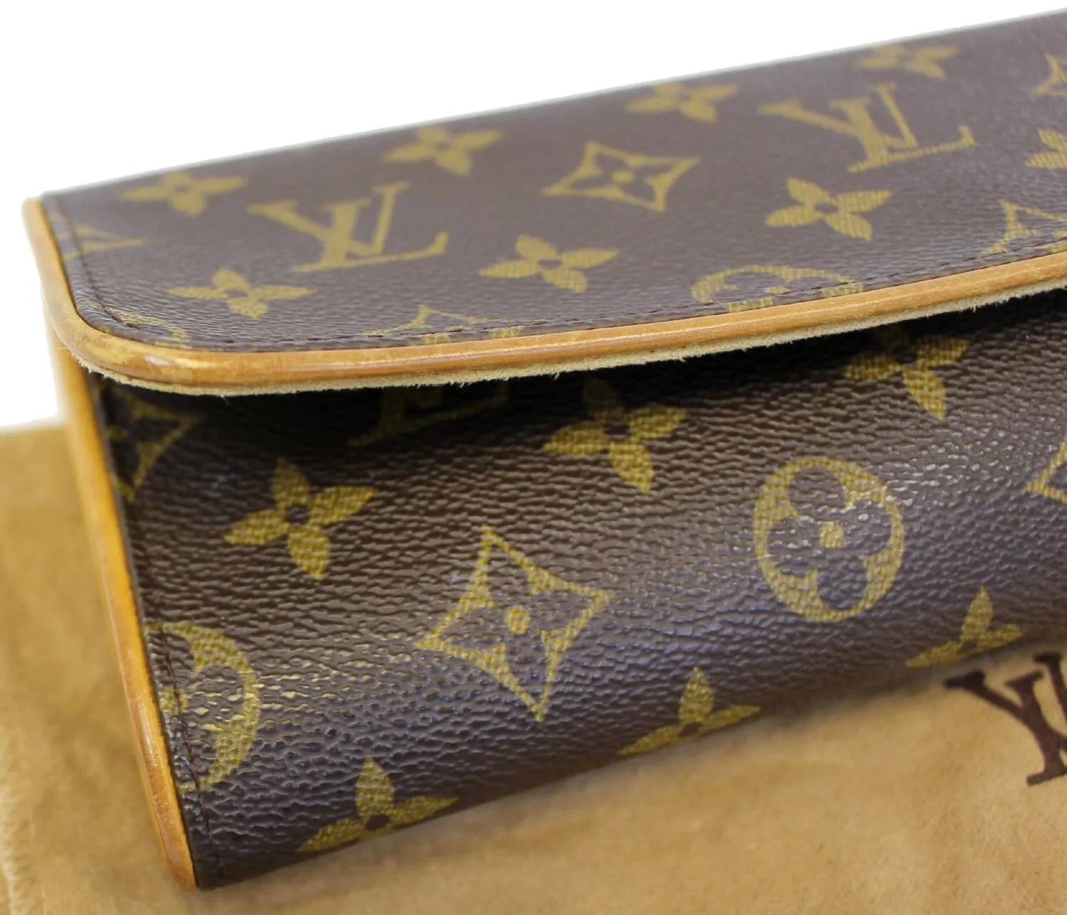 LOUIS VUITTON Monogram Canvas Pochette Twin GM Shoulder Bag