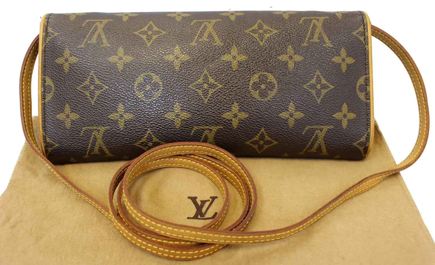 LOUIS VUITTON Monogram Canvas Pochette Twin GM Shoulder Bag
