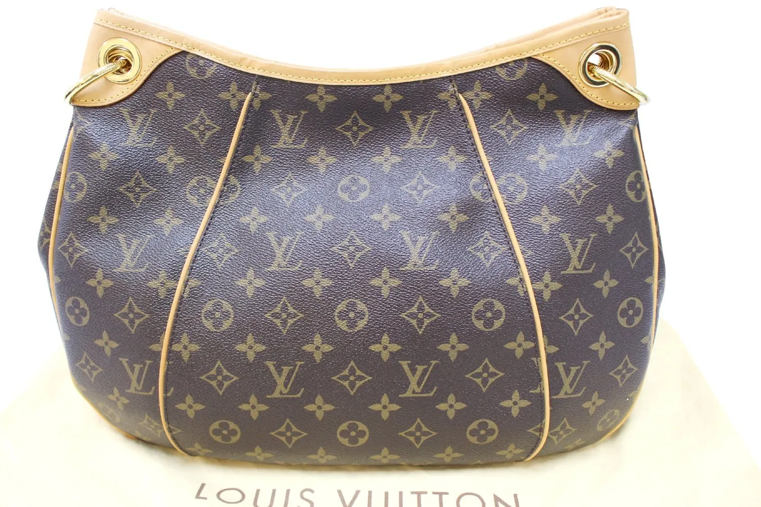 LOUIS VUITTON Monogram Galliera PM Brown Shoulder Handbag