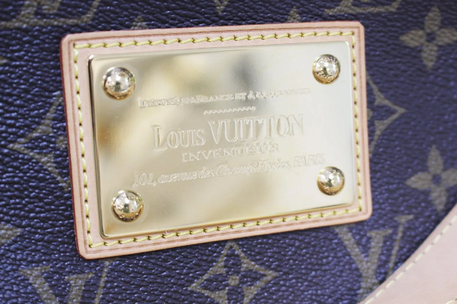 LOUIS VUITTON Monogram Galliera PM Brown Shoulder Handbag