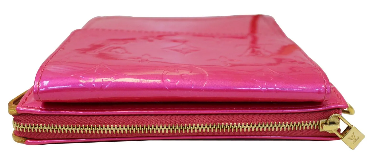 LOUIS VUITTON Monogram Vernis Mott Fuchsia Pink Shoulder Bag