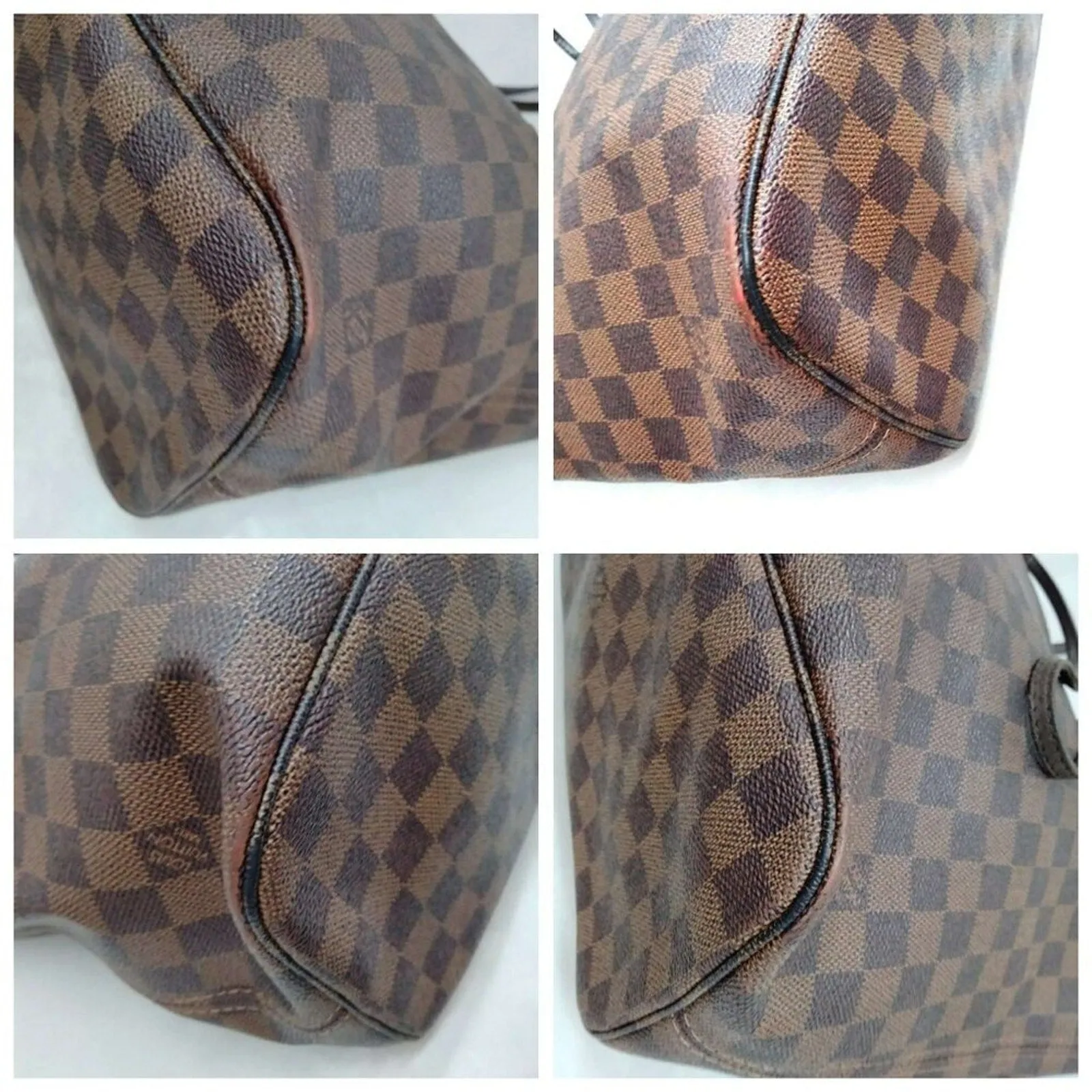 Louis Vuitton Neverfull MM Brown Damier Tote Bag