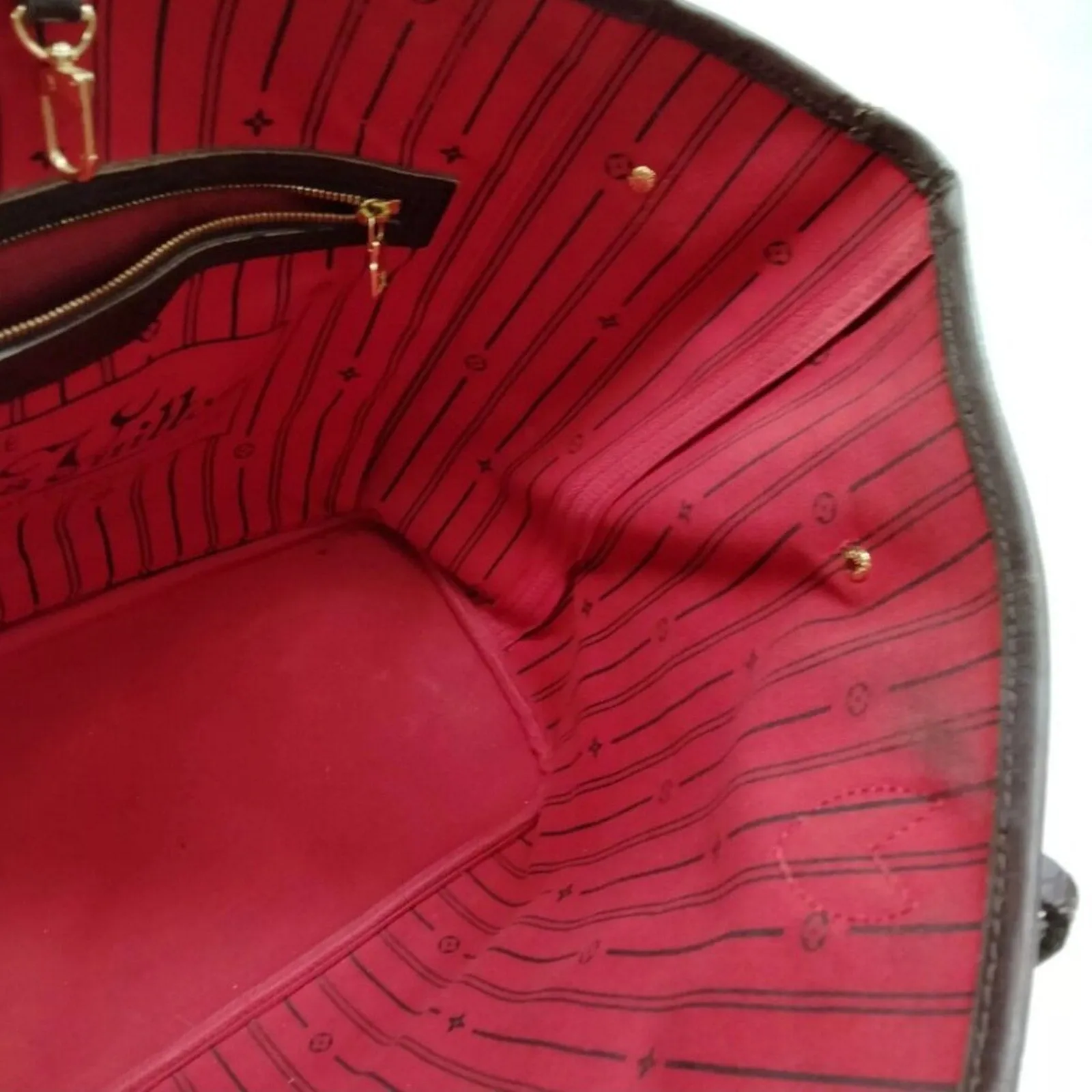 Louis Vuitton Neverfull MM Brown Damier Tote Bag