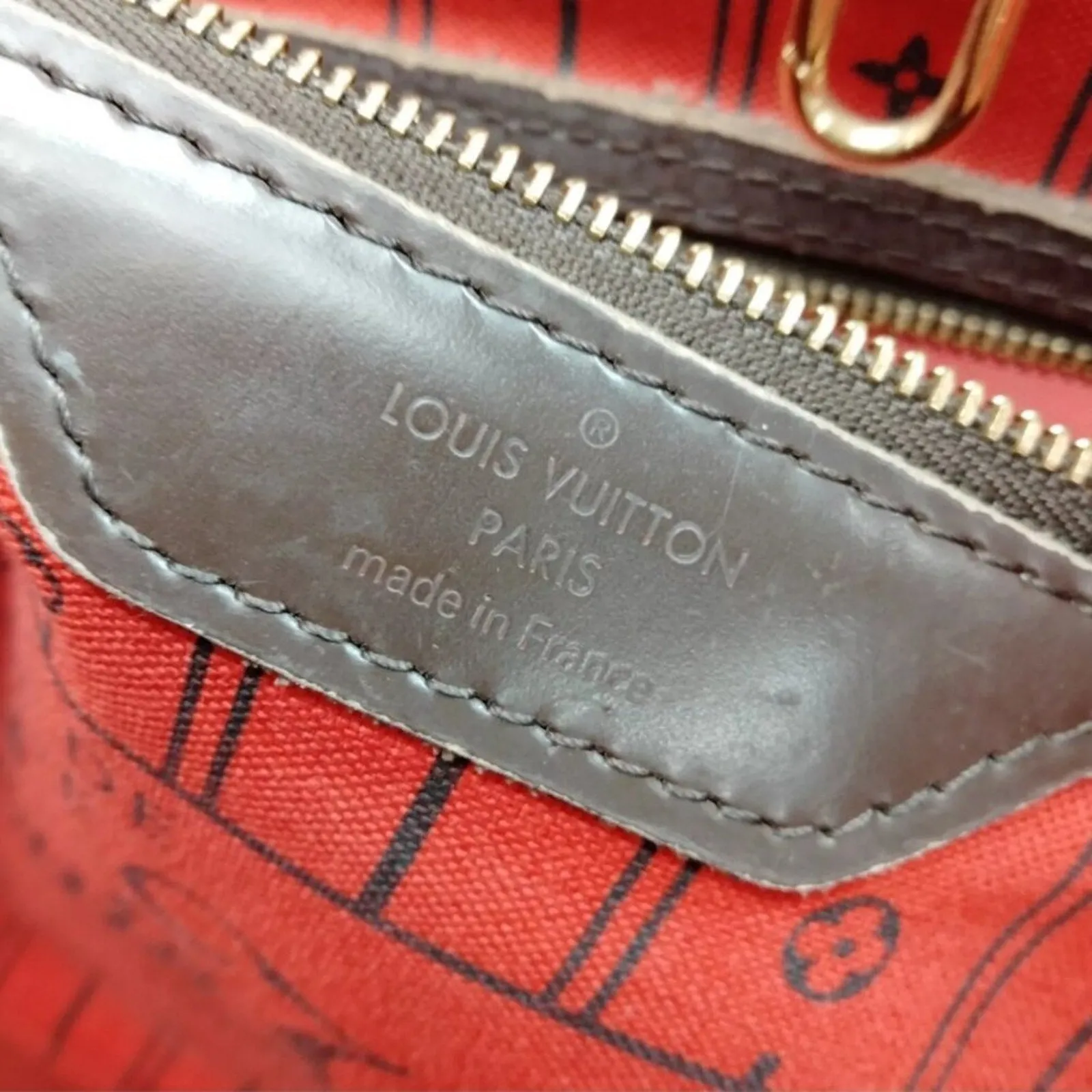 Louis Vuitton Neverfull MM Brown Damier Tote Bag