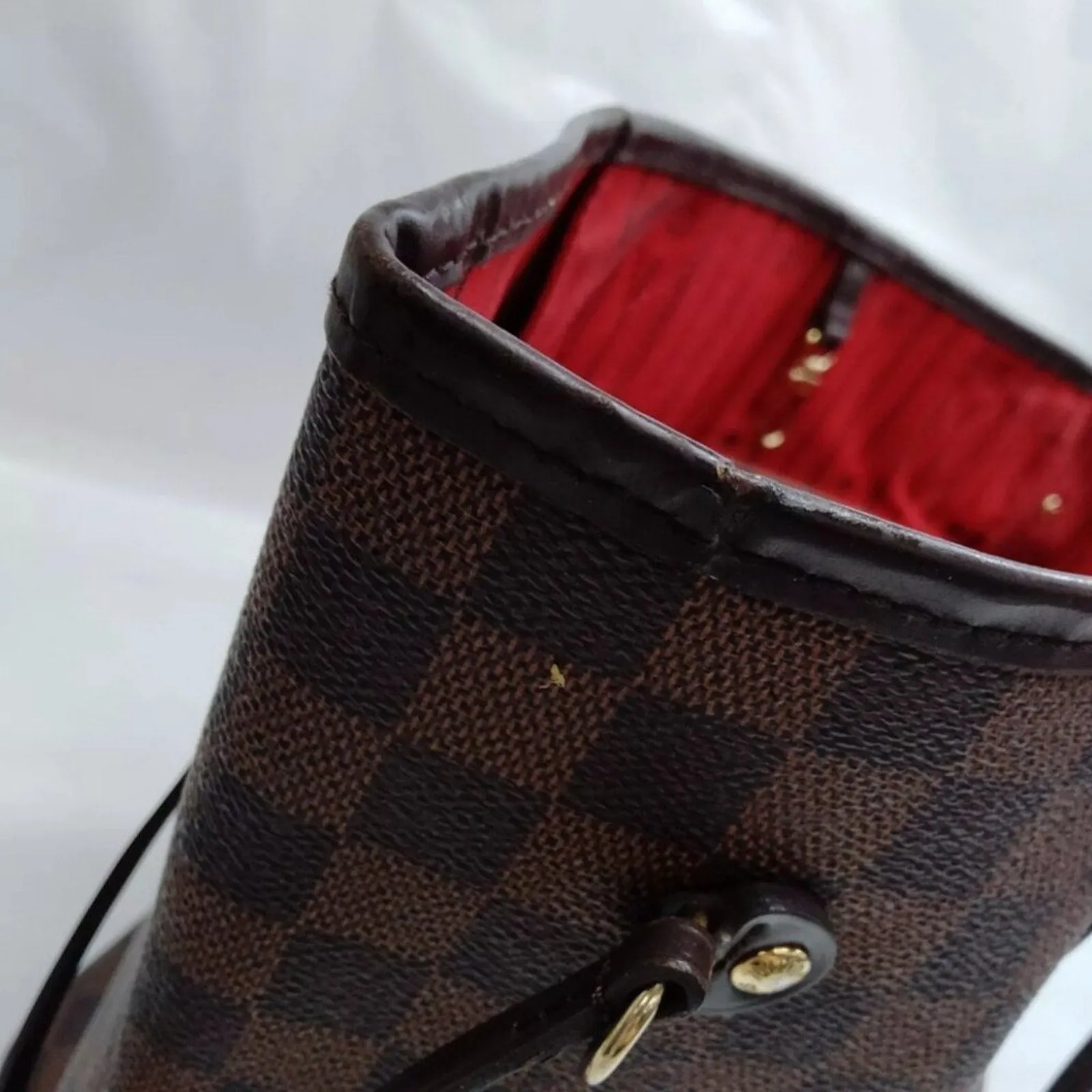 Louis Vuitton Neverfull MM Brown Damier Tote Bag