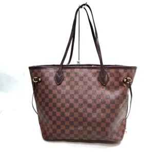 Louis Vuitton Neverfull MM Brown Damier Tote Bag
