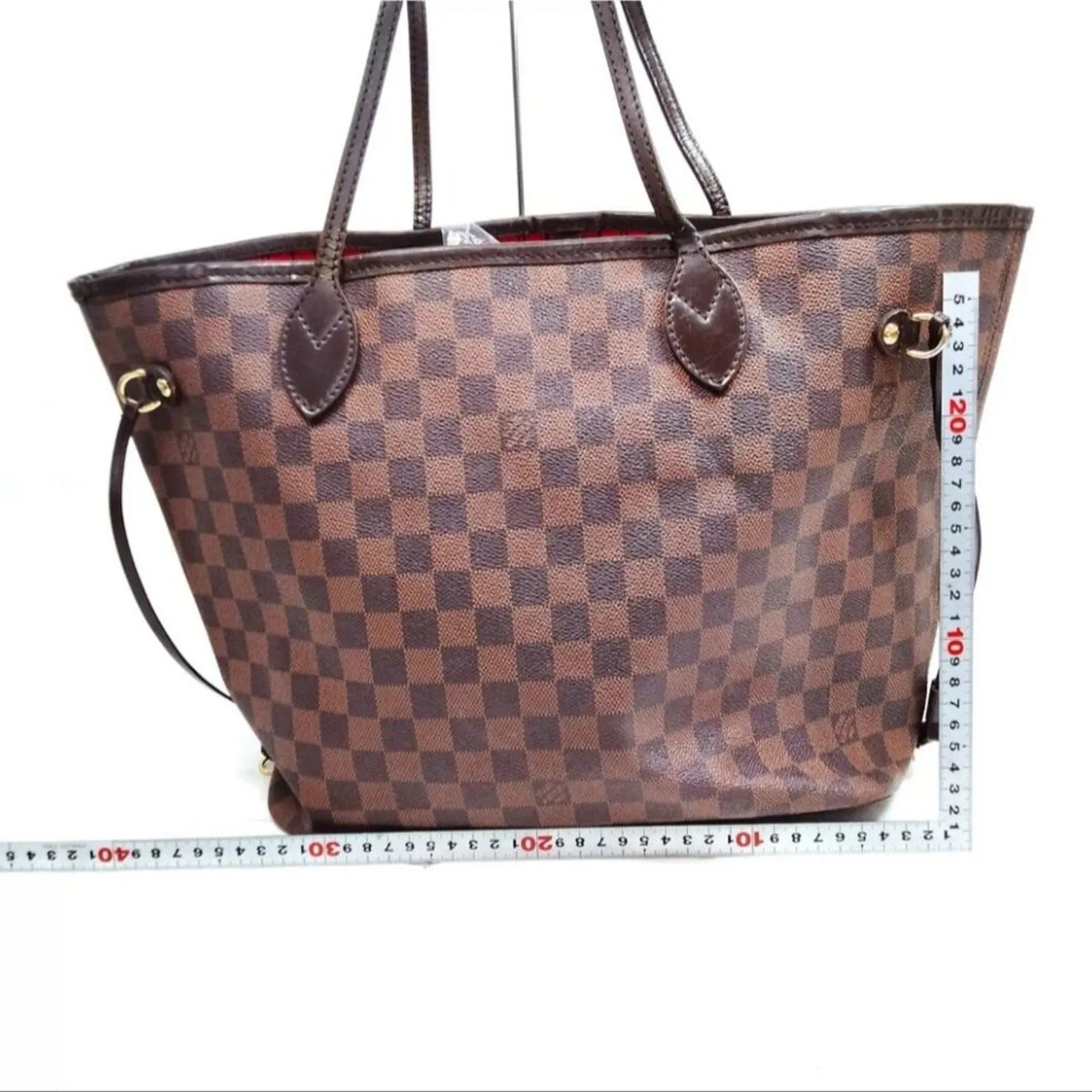 Louis Vuitton Neverfull MM Brown Damier Tote Bag
