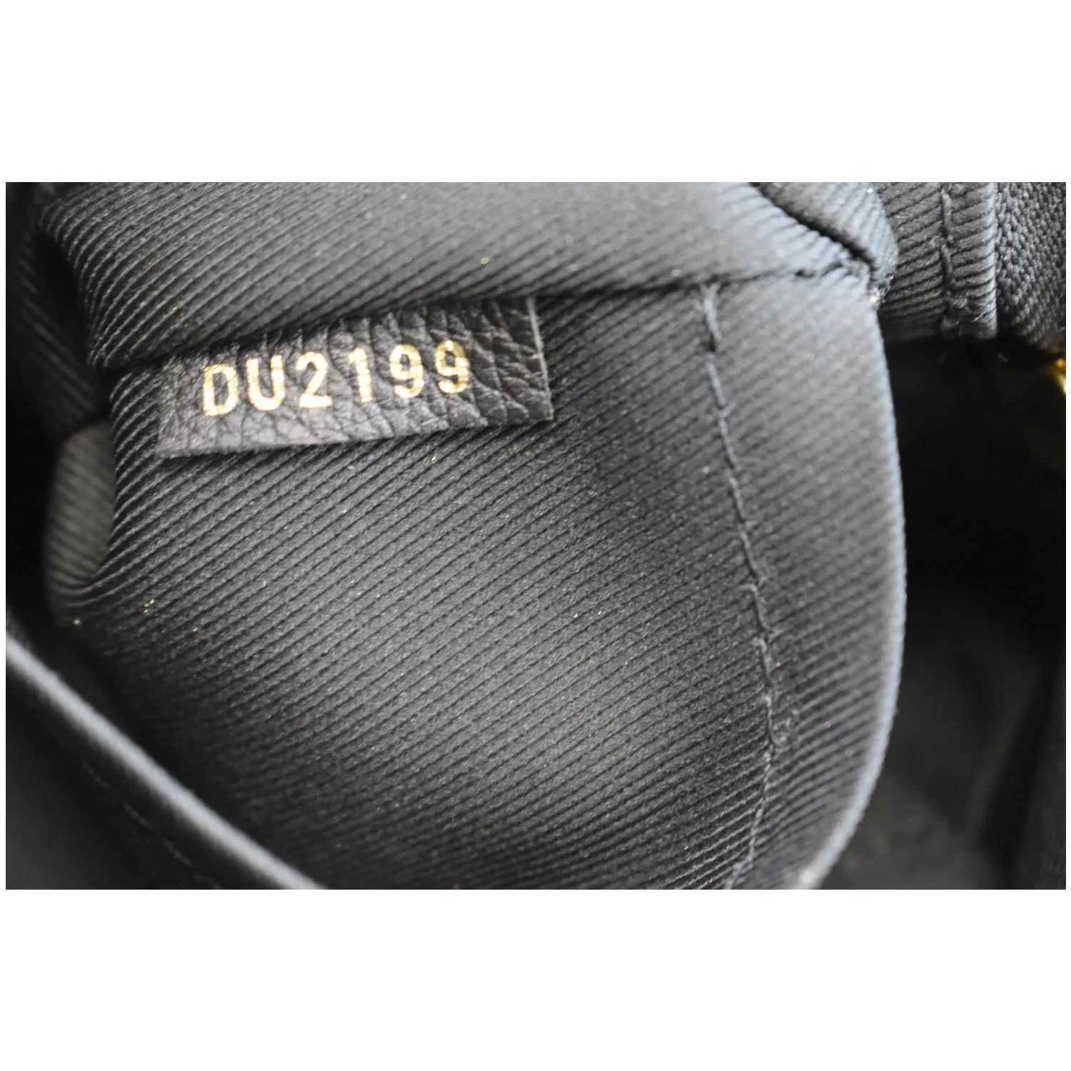 LOUIS VUITTON Ponthieu MM Monogram Empreinte Leather Shoulder Bag Black