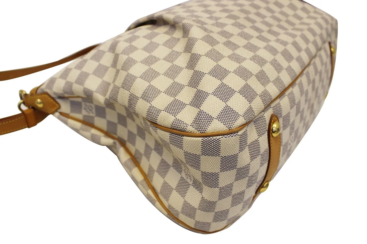 LOUIS VUITTON Pre Owned Damier Azur Siracusa GM Shoulder Handbag