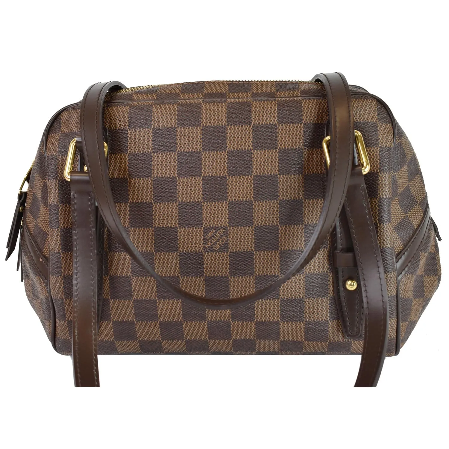 LOUIS VUITTON Rivington PM Damier Ebene Shoulder Bag Brown