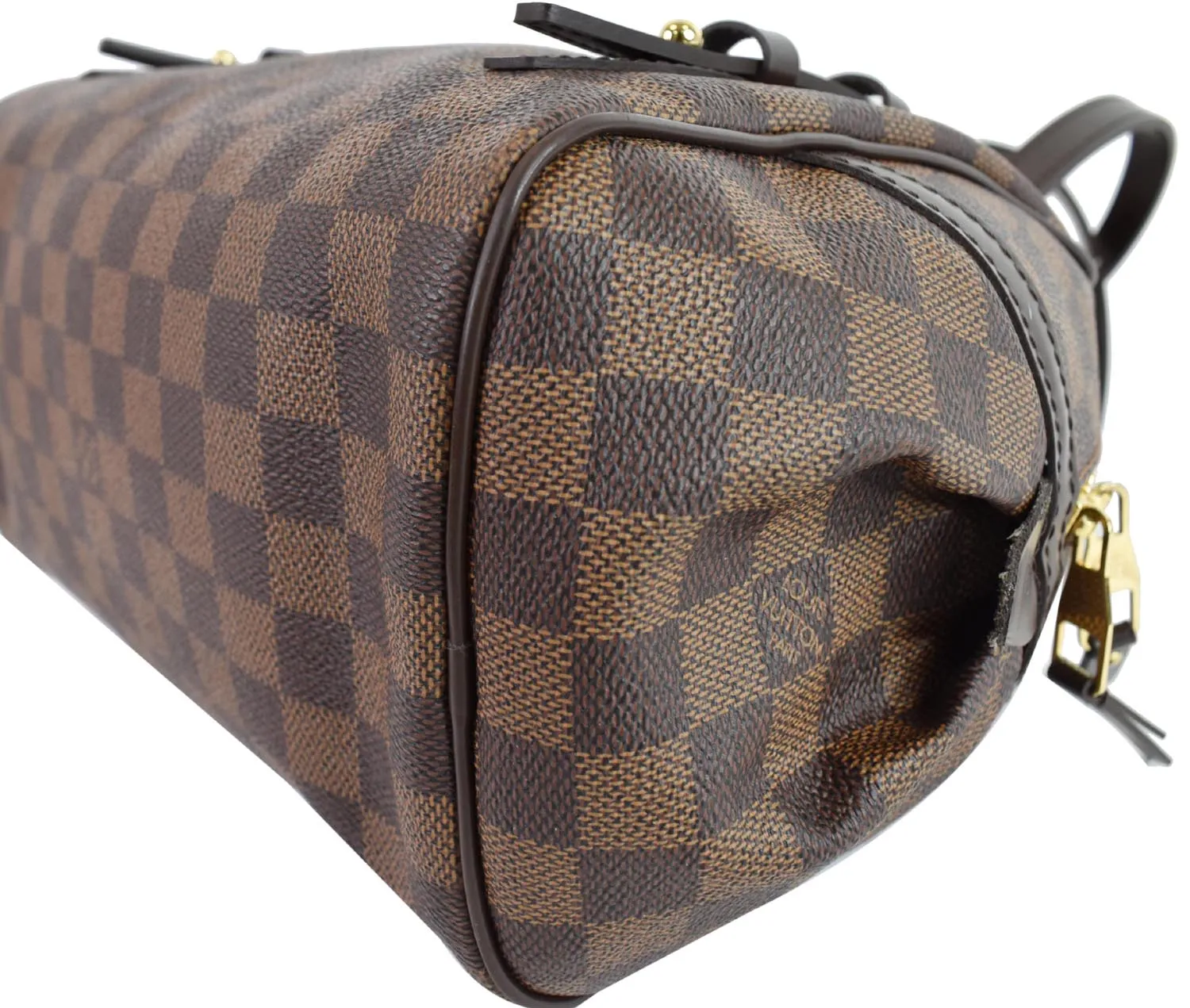 LOUIS VUITTON Rivington PM Damier Ebene Shoulder Bag Brown