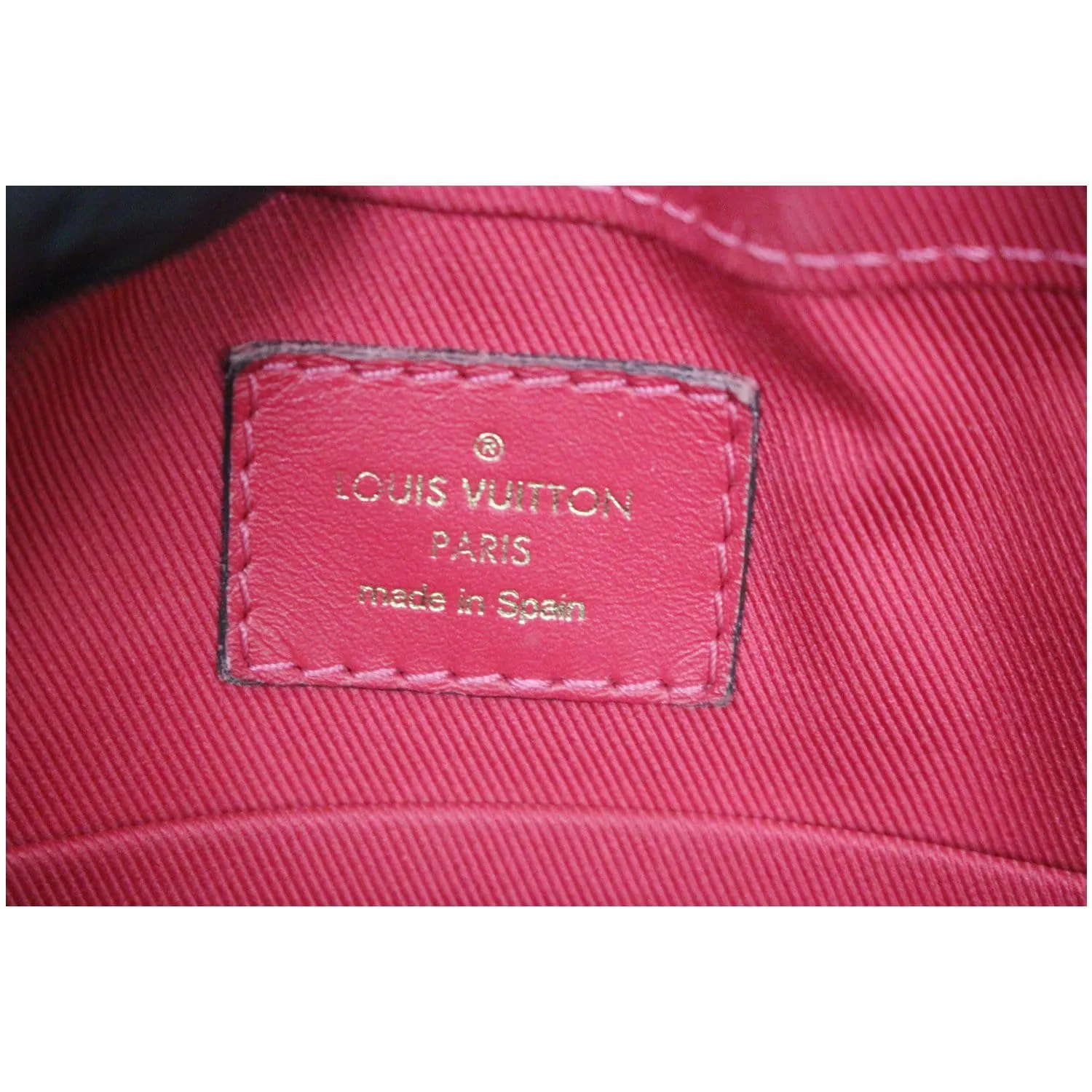 LOUIS VUITTON Saintonge Monogram Canvas Shoulder Bag Freesia
