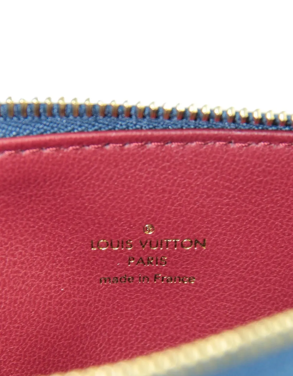 Louis Vuitton Storm Blue Embossed Monogram Coussin PM