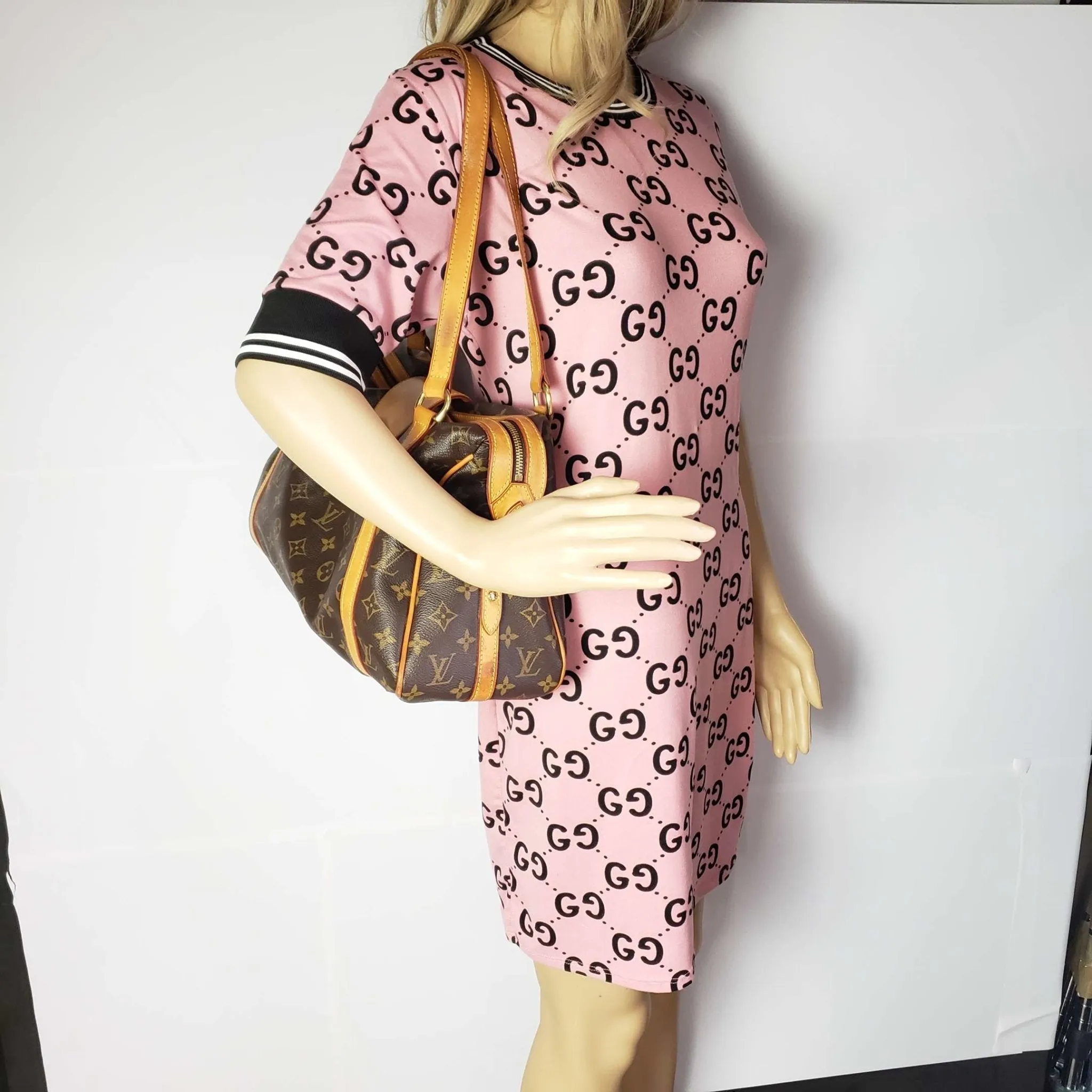 Louis Vuitton Stresa PM Brown Monogram Shoulder Bag