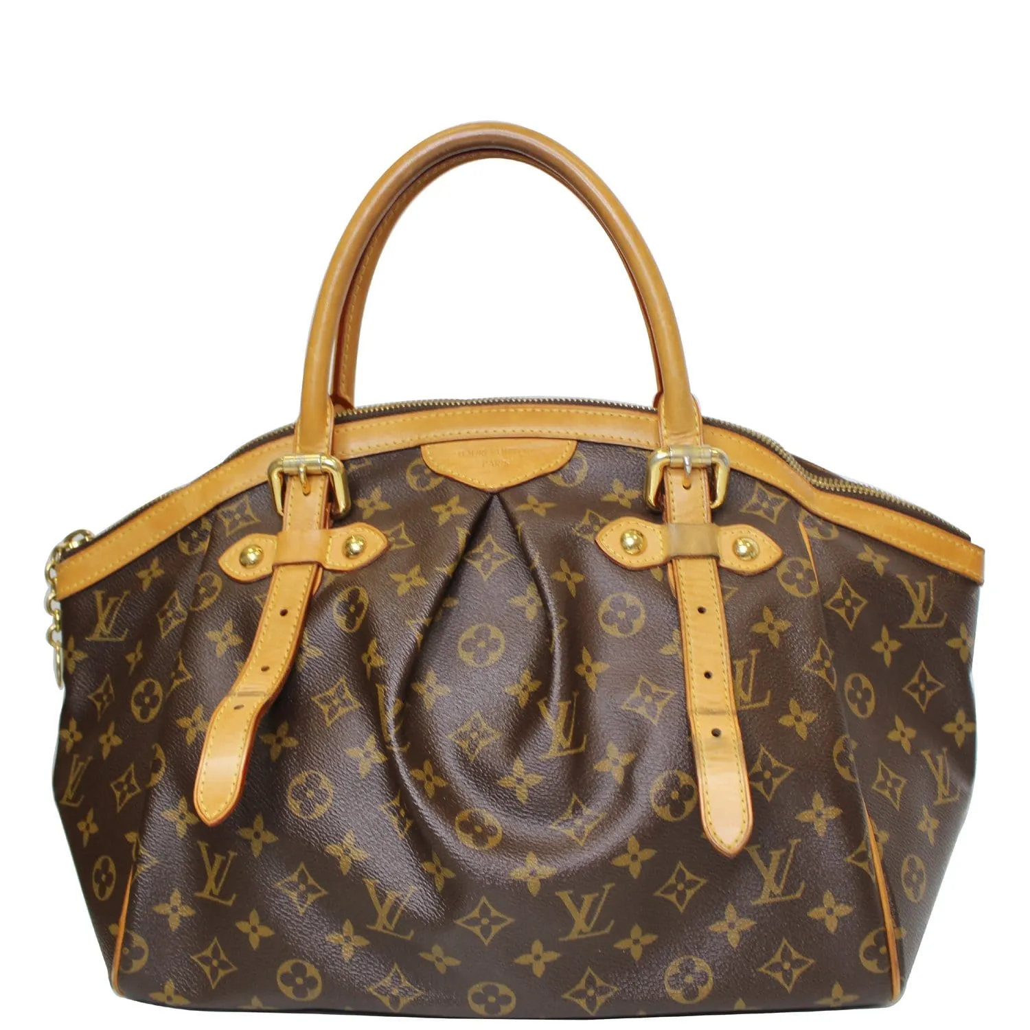 LOUIS VUITTON Tivoli GM Monogram Canvas Shoulder Bag Brown