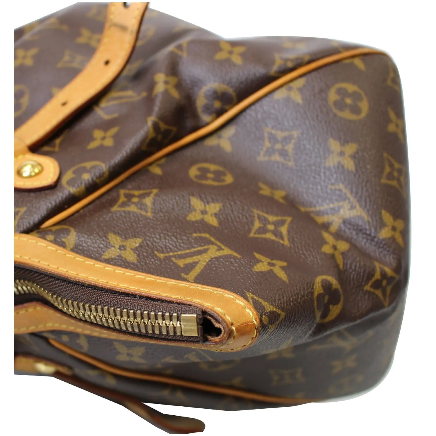 LOUIS VUITTON Tivoli GM Monogram Canvas Shoulder Bag Brown