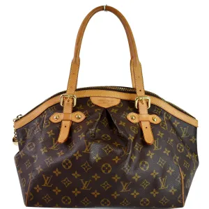 LOUIS VUITTON Tivoli GM Monogram Canvas Shoulder Bag Brown