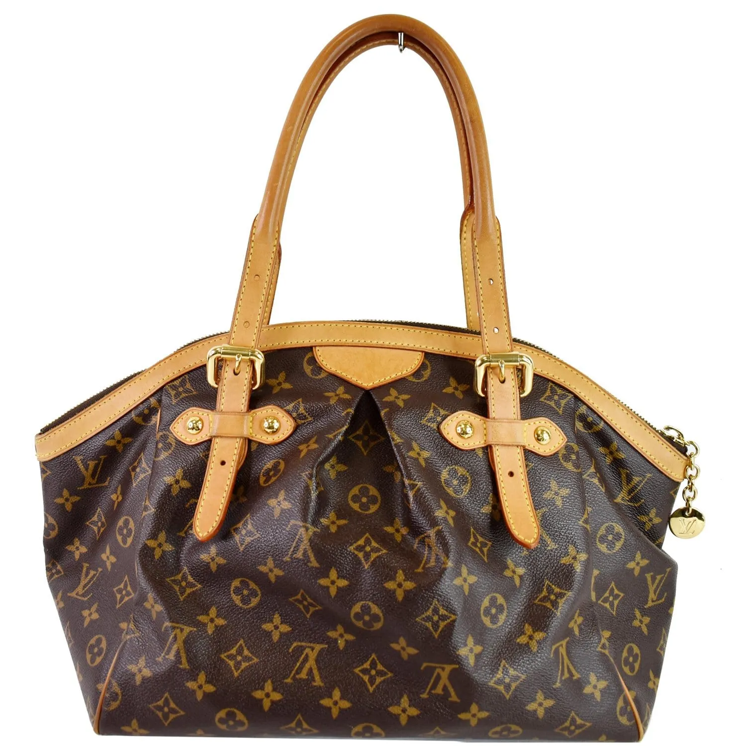 LOUIS VUITTON Tivoli GM Monogram Canvas Shoulder Bag Brown