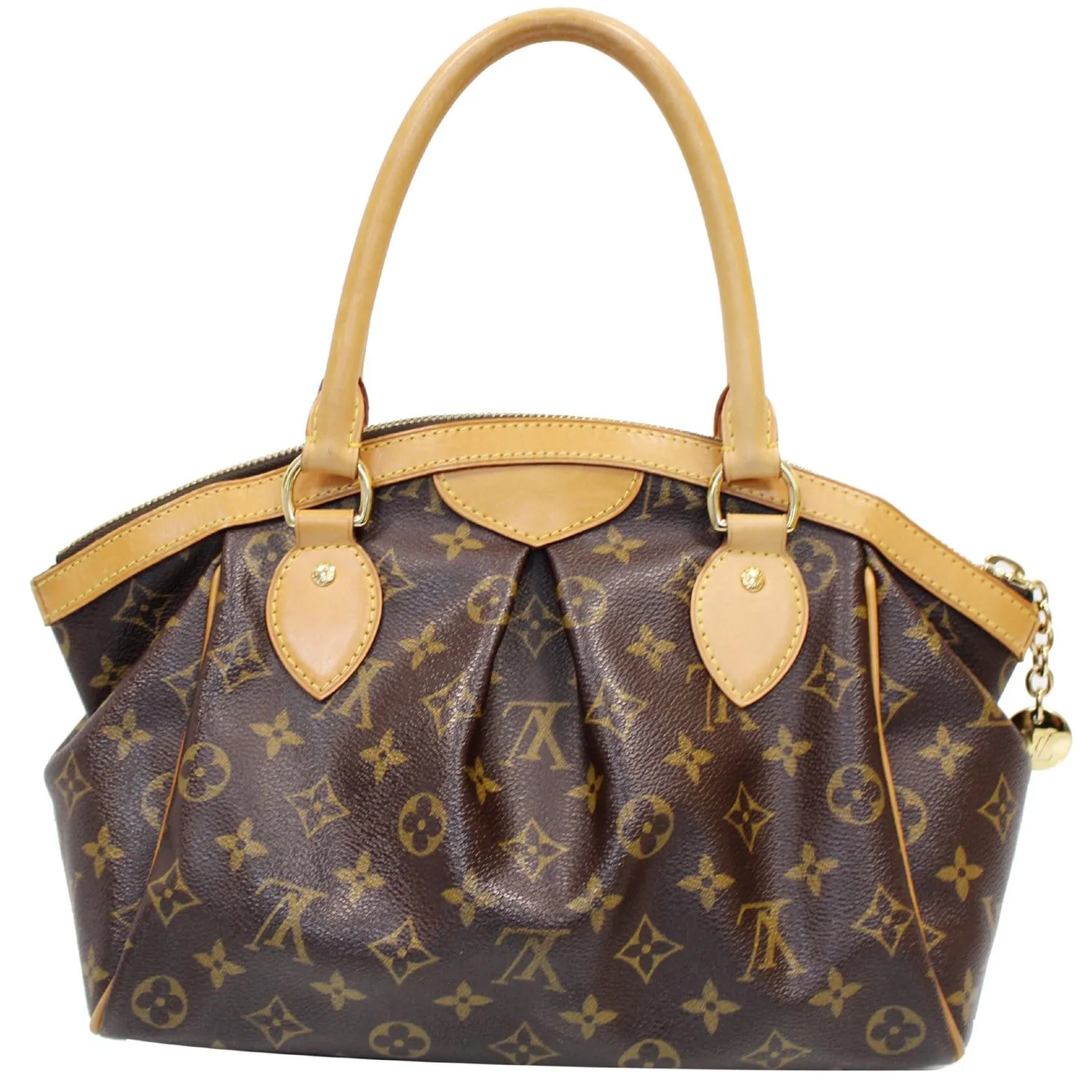 LOUIS VUITTON Tivoli PM Monogram Canvas Shoulder Bag Brown
