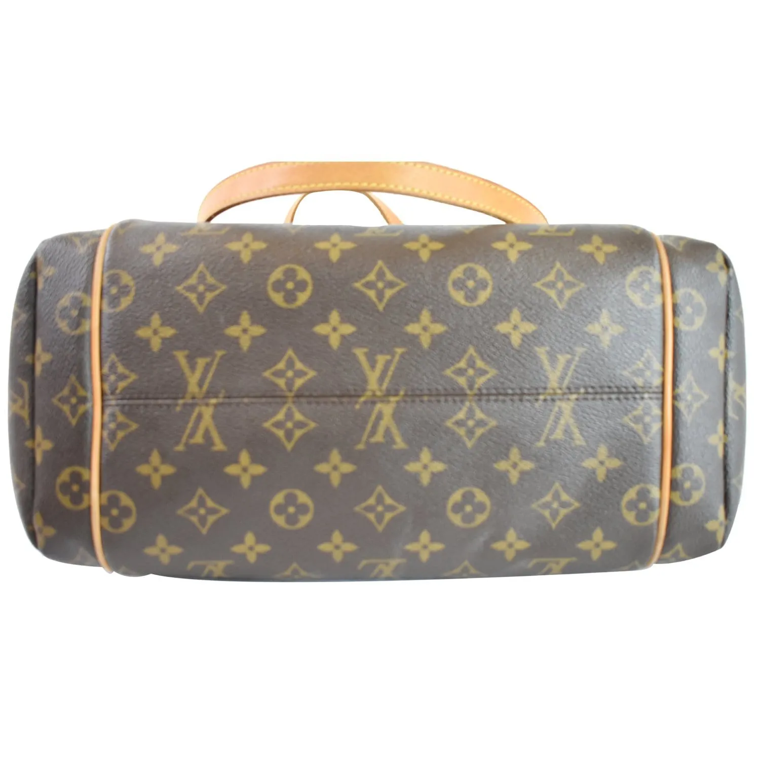 LOUIS VUITTON Totally MM Monogram Canvas Shoulder Bag Brown